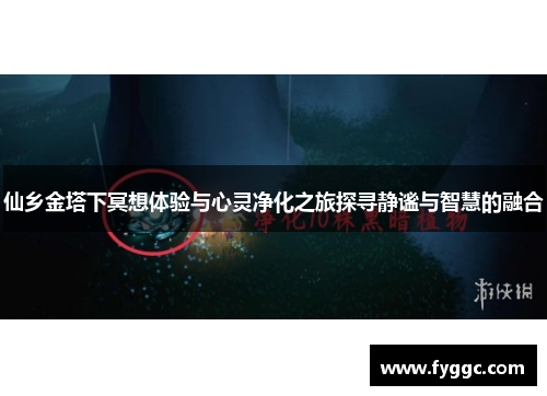 仙乡金塔下冥想体验与心灵净化之旅探寻静谧与智慧的融合