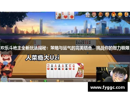 欢乐斗地主全新玩法揭秘：策略与运气的完美结合，挑战你的智力极限